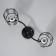 Astril chandelier 2he27 40W Black 45.5x12.5x28.5cm Bayerlux