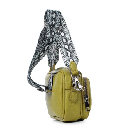 Youth bag, artificial leather, cm, lime-3