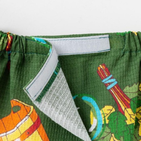 Kilt for the sauna husband (65x150), a bathhouse dark green. Vaph. Hasteen 160g/m, HL100%-2