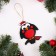 Herbal toy Bilateral "Bullfinch on a branch", 9x6 cm