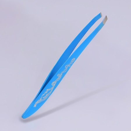 Pinzet begged, narrow, 9 cm, mix color-1