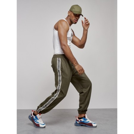 Joggers Sports Men, size 52, Khaki color-17