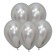 Latex ball 12 “Mirror balls”, silver reflex, set of 50 pcs.
