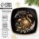Plate flat New Year's expensive attention "Happy New Year", 20 cm, glass