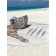 Pareo and beach rug "Nazi cat", d = 150 cm