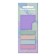 Bookmarks with adhesive edge paper 4x12x45 mm, 1x45x45 mm, Erichkrause "Manga", 100 sheets, 5 colors