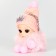 Soft toy "Winter doll" on a key fob, 16 cm, color mix