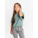 Children's jump (T-shirt, trousers), height 86-92 cm, mint color, gray color