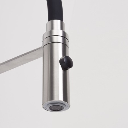 Kitchen mixer Wasserkraft A8417, single -leaf, flexible surge, black-3