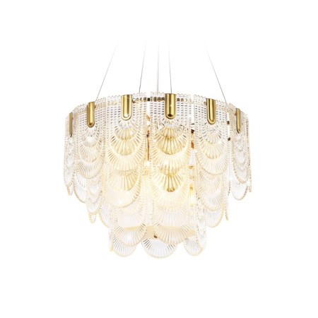 Crystal chandelier with Ambrella Light, Traditional, Tr5388, E27, Gold color