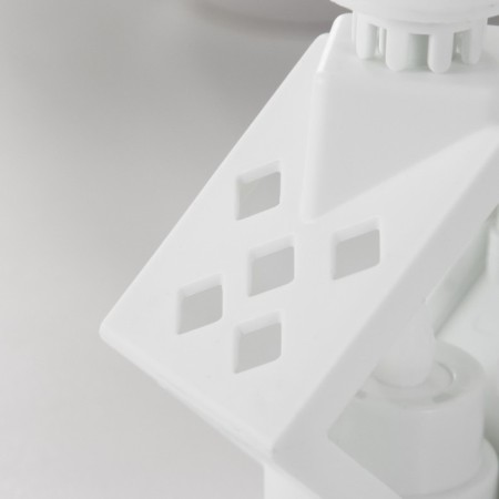 Nightmare "Candle in Cuba" 3xlr1130 White 5x9x14.5 cm Risalux-5