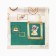 Women's scarf minku 70*70 cm, green