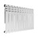 Aluminum radiator Ogint Plus Al, 500 x 78 mm, 12 sections, 1476 watts
