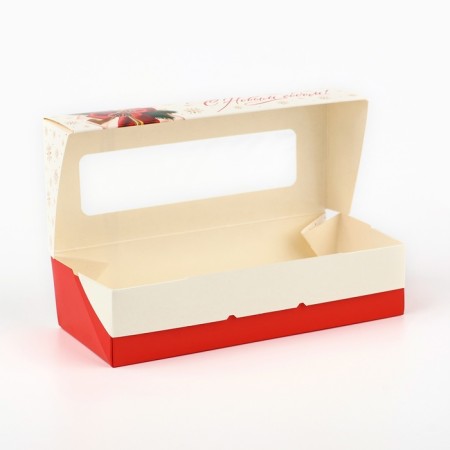 Folding box "New Year's bow", 17 x 7 x 4 cm, New Year-3
