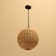 Ceiling Lamp from Rotan "Juan", 1 × 120 W, E27, 30 × 30 × 30 cm