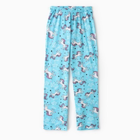 Home female "Unicorn" (T -shirt/Pants), gray/blue color, size 52-12