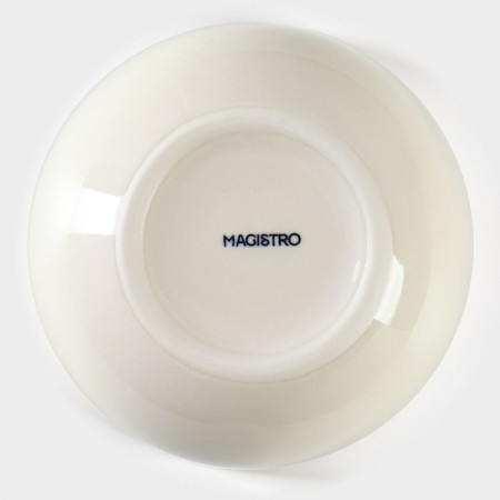 Соусник фарфоровый Magistro Ocean, 300 мл, d=11,3 см, цвет синий-3