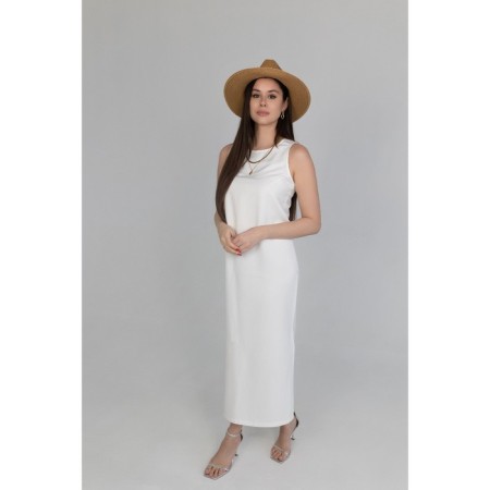Women's hat, size 54-58, beige color-5