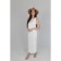 Women's hat, size 54-58, beige color