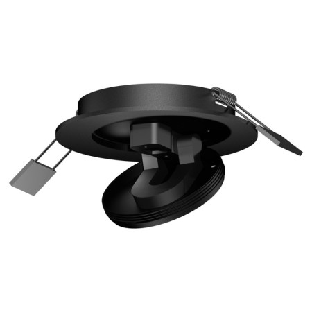 Fastened built -in hidden rotary A2242 SBK, D90XH40 mm OUT14, for the D60 mm case, black sand