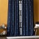 Set of curtains "Belli", size 2x145x270 cm, blue color