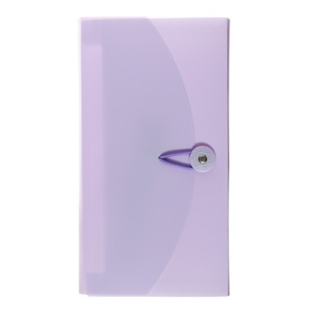 A65 elastic band, 12 departments, purple, pastel-1