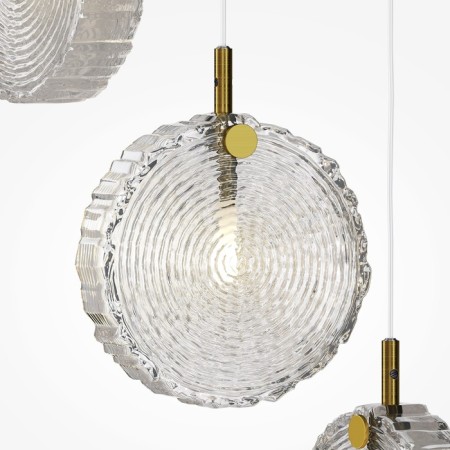 Suspension lamp Maytoni Mod254PL-12BS, 12XG4, 28W, 371 cm, Brass color-2