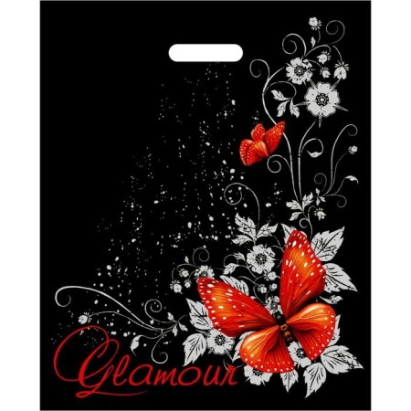Glamor package, polyethylene with a cut pen, 60 μm, 38 x 47 cm