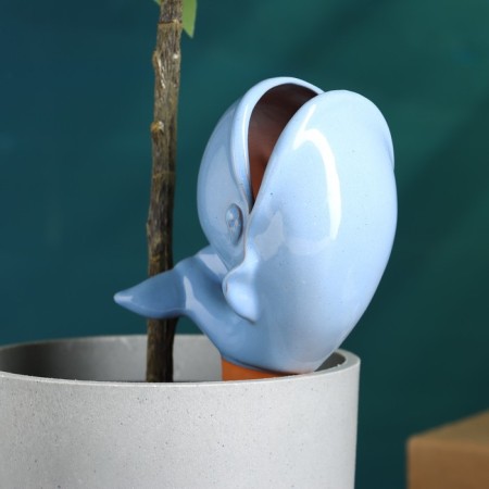 Irrigation for indoor and garden plants "Kit" Kungur ceramics, 0.2 l, 19 cm, blue-2