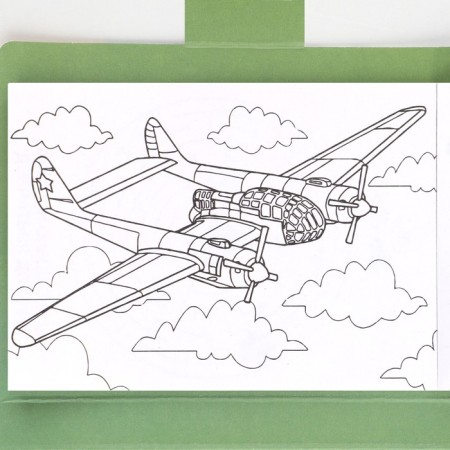 Set in a postcard: a tear -off unit with tasks and pencils "From February 23"-6