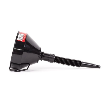 Plastic funnel Autoprofi, collapsible, mesh filter, diameter 160 mm, height 380 mm, black 4-1