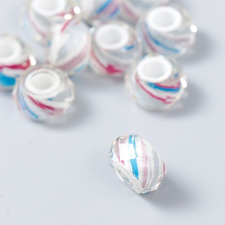 Busina for creativity plastic "Lill - Caramel" 1.3x1.3x0.8 cm-1