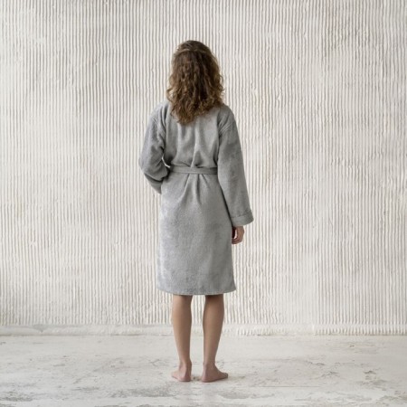 Tao robe, size m, color gray-3