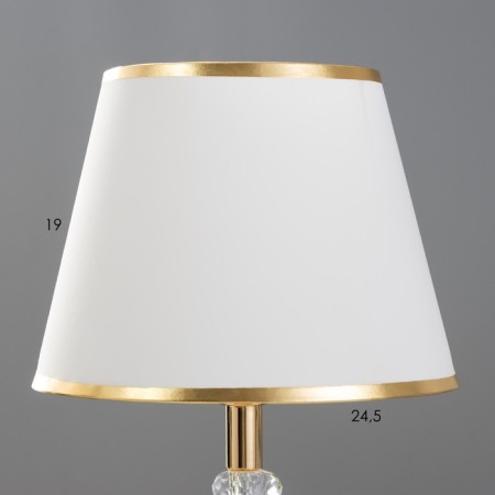 Board lamp "Leila" E27 40W white-gold 25x25x41 cm Risalux-2
