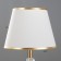 Board lamp "Leila" E27 40W white-gold 25x25x41 cm Risalux