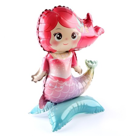 Foil ball 22 "" Little Mermaid on the stand ", under the air-1