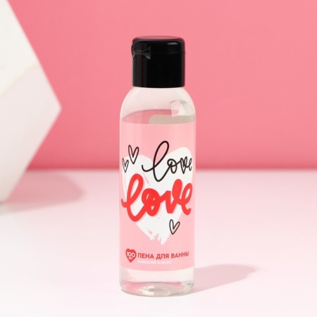 Love bath foam, 100 ml, coconut aroma, pure happiness