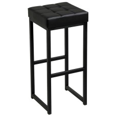 Barrier stool Loft-2 without back, black/black