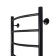 Electric towel "Sanprise" Classic P6, 400x700 mm, universal, black
