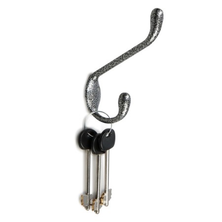 Hook furniture tundra TKD033, two -rod, silver/black-1