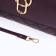 Magneta bag, long belt, purple color