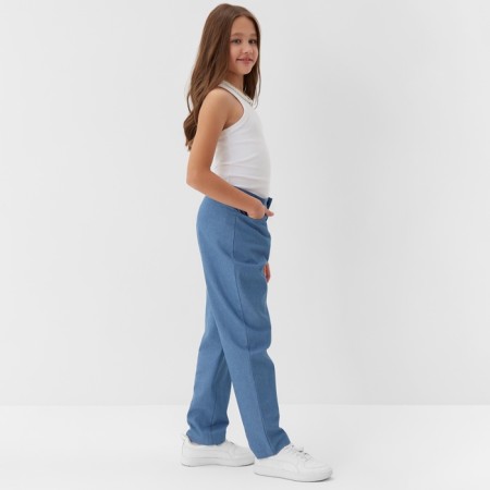 Джинсы для девочки MINAKU: Jeans collection, цвет синий, рост 158 см-2