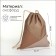 Shoe bag, cord department, textura, colorful/beige color