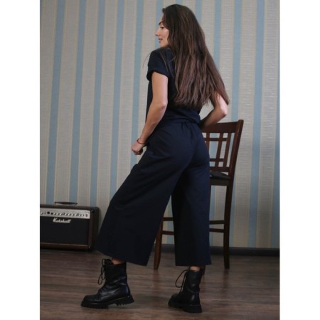 Female suit, size 48, black color-4