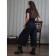 Female suit, size 48, black color
