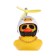 Duck with propeller, yellow color, lamb