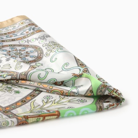 Women's scarf minku rr 70*70 cm, col. Directly green-1