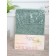 Bishop on the elastic band ATRA 180x200x20, green calico 120g/m, HL100%