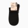 Male socks shortened, black color, size 25-27 (38-42)
