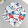 Cardboard Biro "Wishes. Tricolor" set 10 pcs (5 types) 4x6 cm